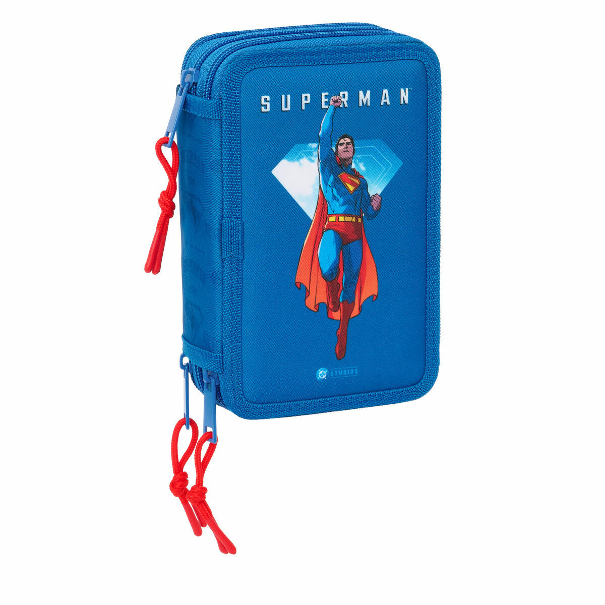 Bag Superman Blå 12,5 x 19,5 x 5,5 cm 37 Delar-Kontor och Kontorsmaterial, Skol- och utbildningsmaterial-Superman-peaceofhome.se