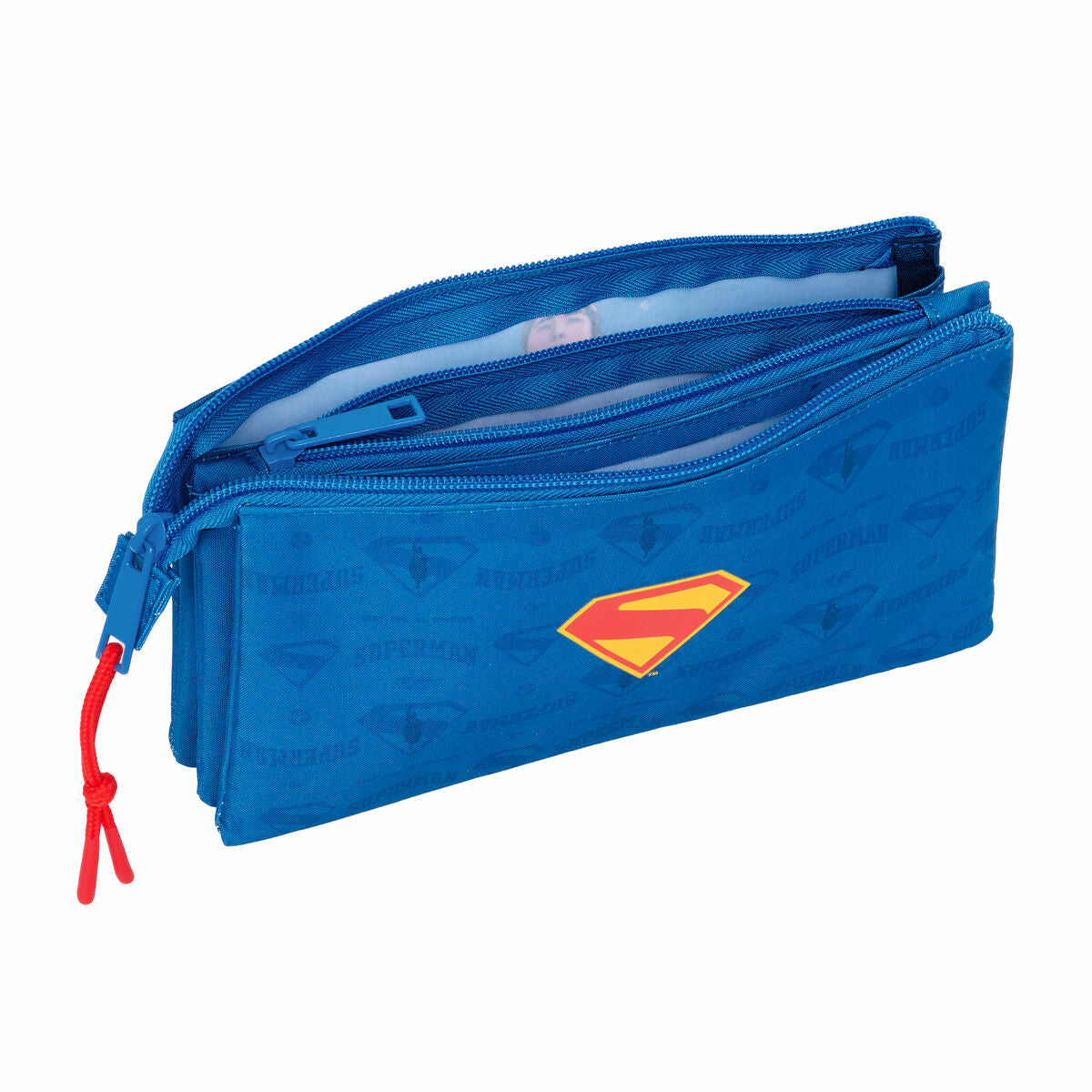 Bag Superman Blå 22 x 12 x 3 cm-Kontor och Kontorsmaterial, Skol- och utbildningsmaterial-Superman-peaceofhome.se