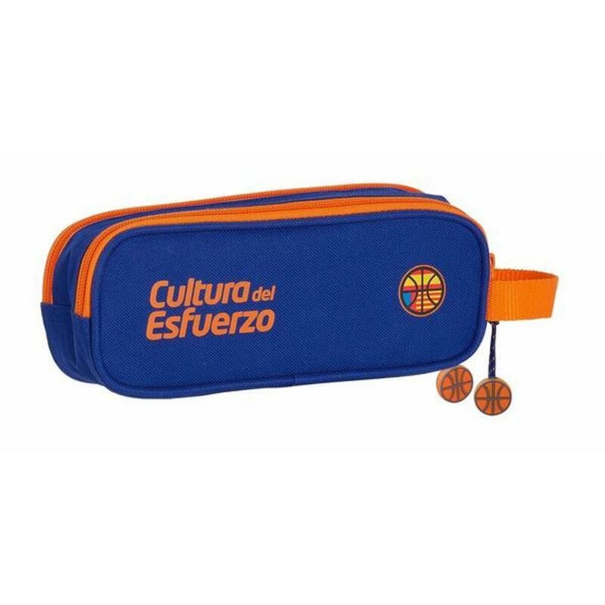 Bag Valencia Basket M513 Blå Orange (21 x 8 x 6 cm)-Kontor och Kontorsmaterial, Skol- och utbildningsmaterial-Valencia Basket-peaceofhome.se