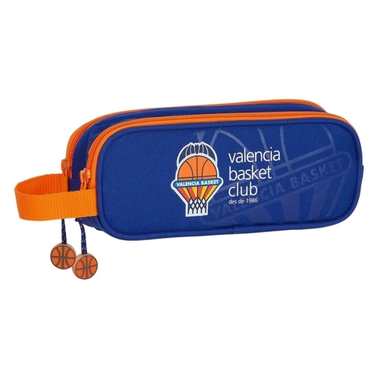 Bag Valencia Basket M513 Blå Orange (21 x 8 x 6 cm)-Kontor och Kontorsmaterial, Skol- och utbildningsmaterial-Valencia Basket-peaceofhome.se