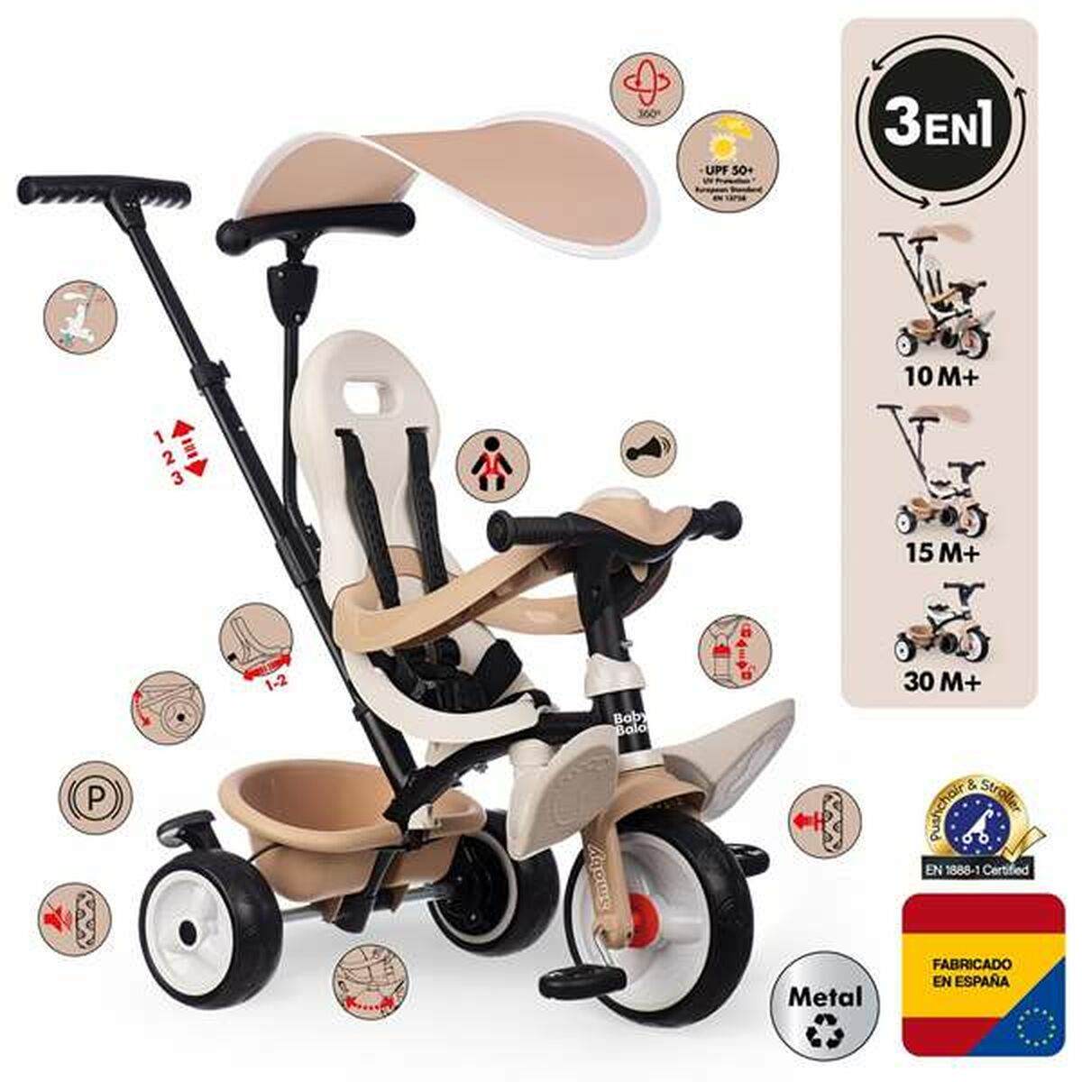 Balansbord Smoby Metallic-Leksaker och spel, Sport och utomhus-Smoby-peaceofhome.se
