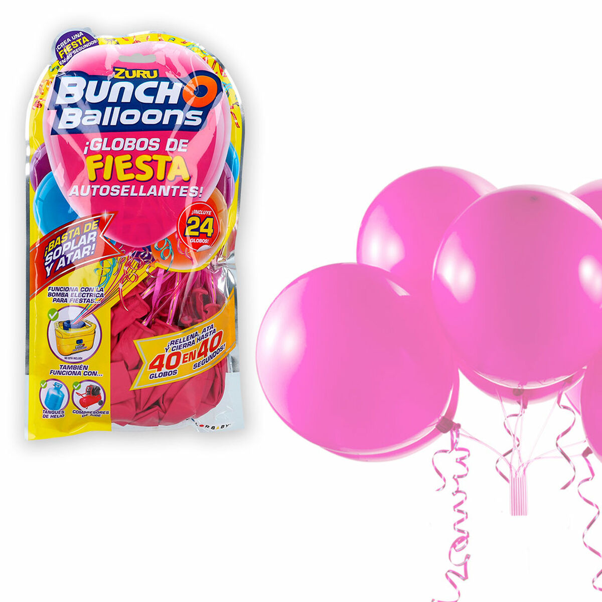 Ballonger Zuru Bunch-o-Balloons 24 Delar 20 antal-Hem och matlagning, Sömnad och hantverk-Zuru-peaceofhome.se