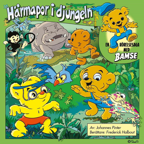 Bamse - Härmapor i djungeln – Ljudbok – Laddas ner-Digitala böcker-Axiell-peaceofhome.se