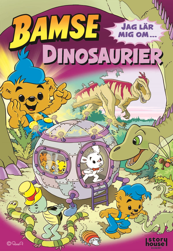 Bamse - Jag lär mig om dinosaurier – E-bok – Laddas ner-Digitala böcker-Axiell-peaceofhome.se