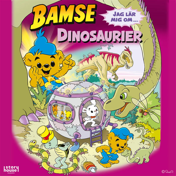 Bamse - Jag lär mig om dinosaurier – Ljudbok – Laddas ner-Digitala böcker-Axiell-peaceofhome.se