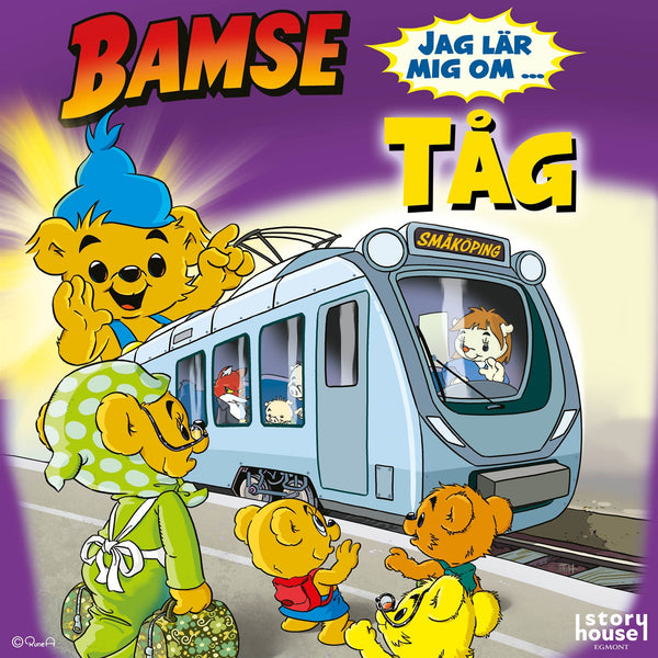 Bamse - Jag lär mig om tåg – Ljudbok – Laddas ner-Digitala böcker-Axiell-peaceofhome.se