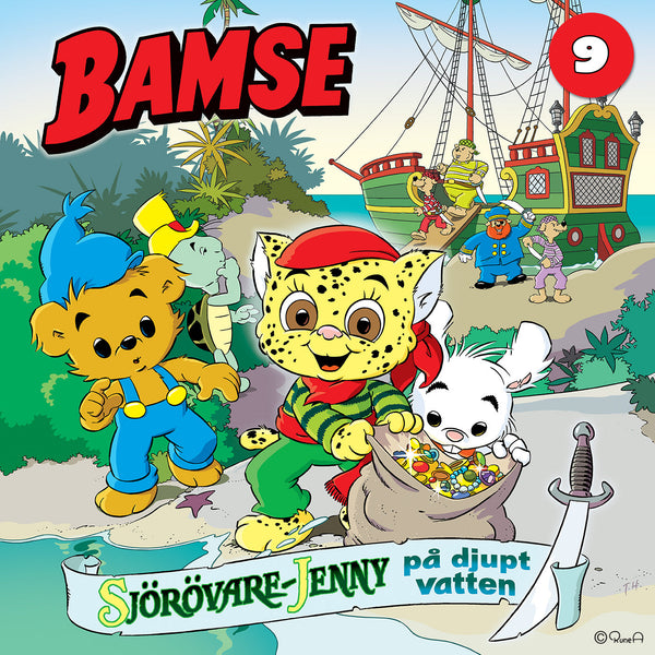 Bamse - Sjörövare-Jenny på djupt vatten del 9 – Ljudbok – Laddas ner-Digitala böcker-Axiell-peaceofhome.se