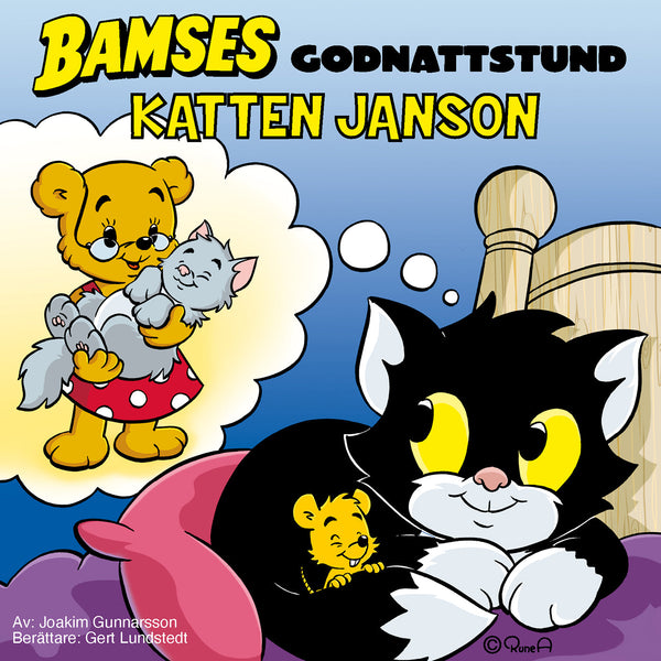 Bamses godnattstund: Katten Janson – Ljudbok – Laddas ner-Digitala böcker-Axiell-peaceofhome.se