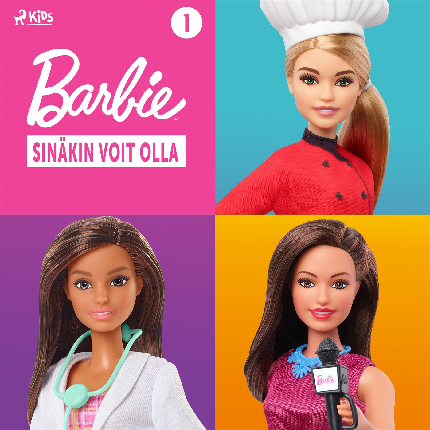 Barbie – Sinäkin voit olla -kokoelma 1 – Ljudbok – Laddas ner-Digitala böcker-Axiell-peaceofhome.se