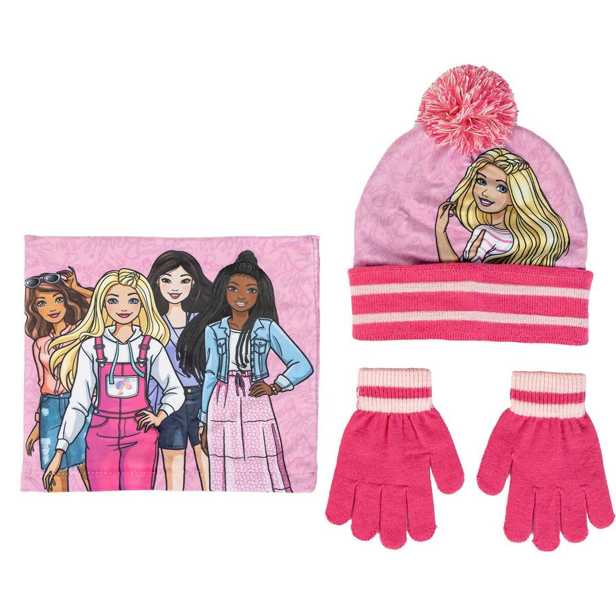 Barnmössa Barbie Rosa (One size)-Kläder, Pojkar-Barbie-peaceofhome.se