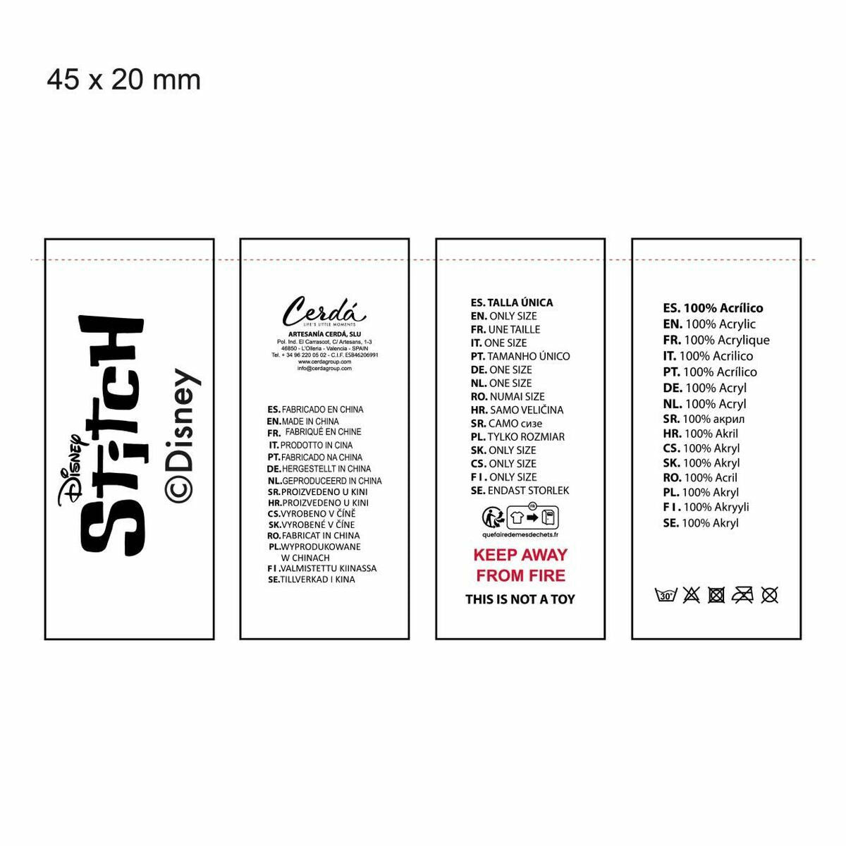 Barnmössa Stitch Blå-Kläder, Pojkar-Stitch-peaceofhome.se