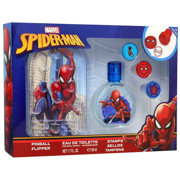 Barnparfym Air-Val SPIDERMAN EDT 50+PINBALL EDT 50 ml 3 Delar-Skönhet, Parfymer och dofter-Air-Val-peaceofhome.se