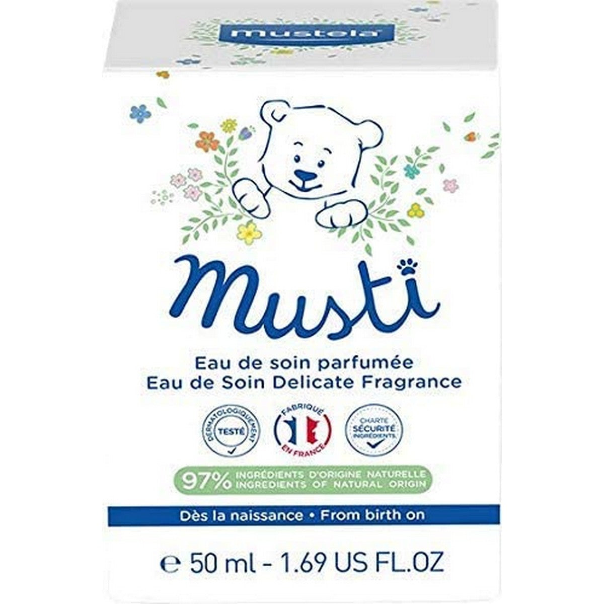 Barnparfym Mustela Musti 50 ml-Skönhet, Parfymer och dofter-Mustela-peaceofhome.se