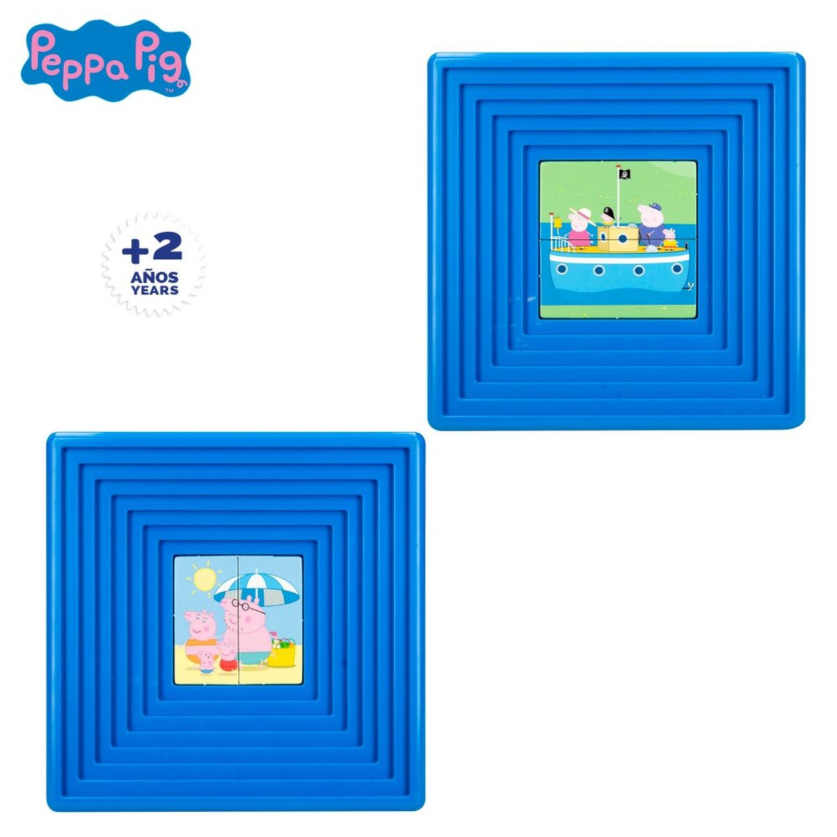 Barnpussel Peppa Pig 25 Delar 19 x 4 x 19 cm (6 antal)-Leksaker och spel, Dockor och tillbehör-Peppa Pig-peaceofhome.se