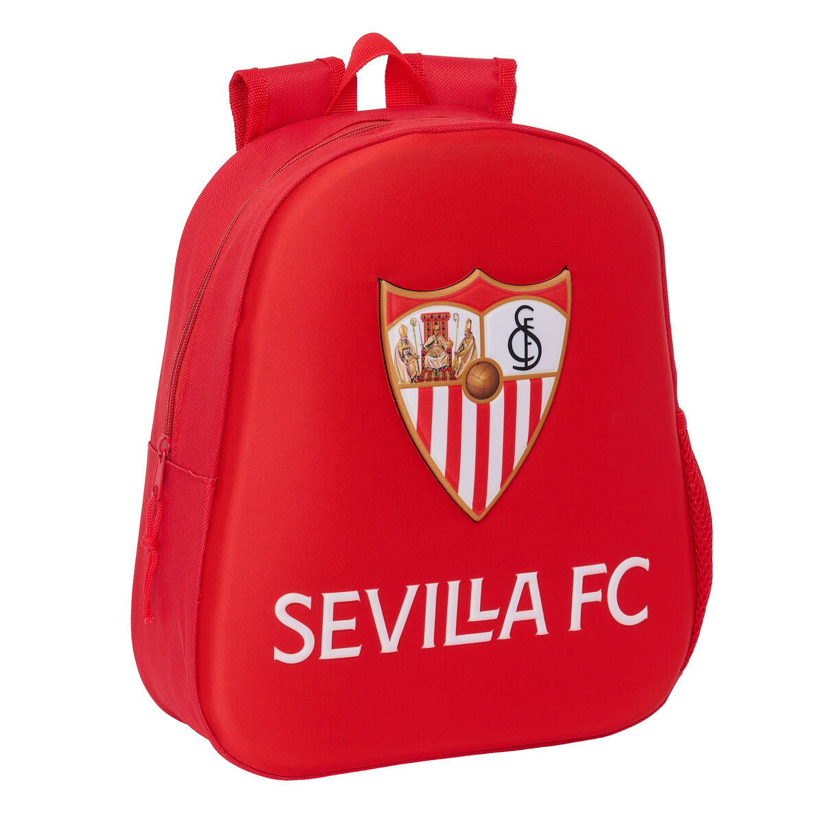 Barnryggsäck 3D Sevilla Fútbol Club Röd 27 x 33 x 10 cm-Kontor och Kontorsmaterial, Skol- och utbildningsmaterial-Sevilla Fútbol Club-peaceofhome.se