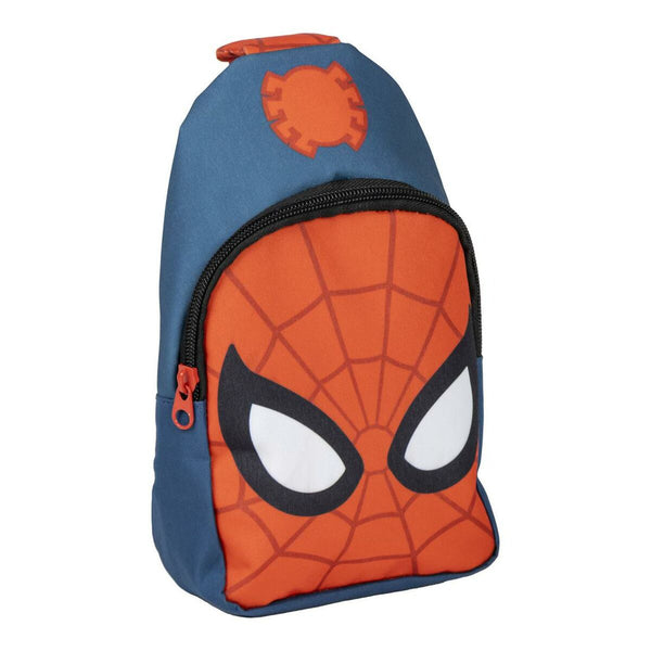 Barnryggsäck Spider-Man Handväska Blå Röd 13 x 23 x 7 cm-Kontor och Kontorsmaterial, Skol- och utbildningsmaterial-Spider-Man-peaceofhome.se