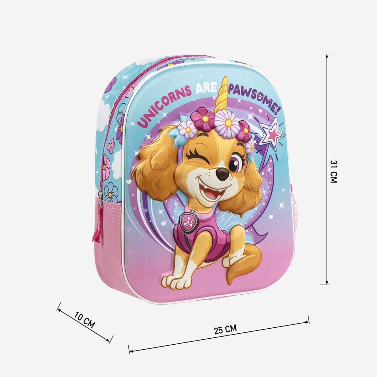 Barnryggsäck The Paw Patrol Rosa 25 x 31 x 10 cm-Kontor och Kontorsmaterial, Skol- och utbildningsmaterial-The Paw Patrol-peaceofhome.se