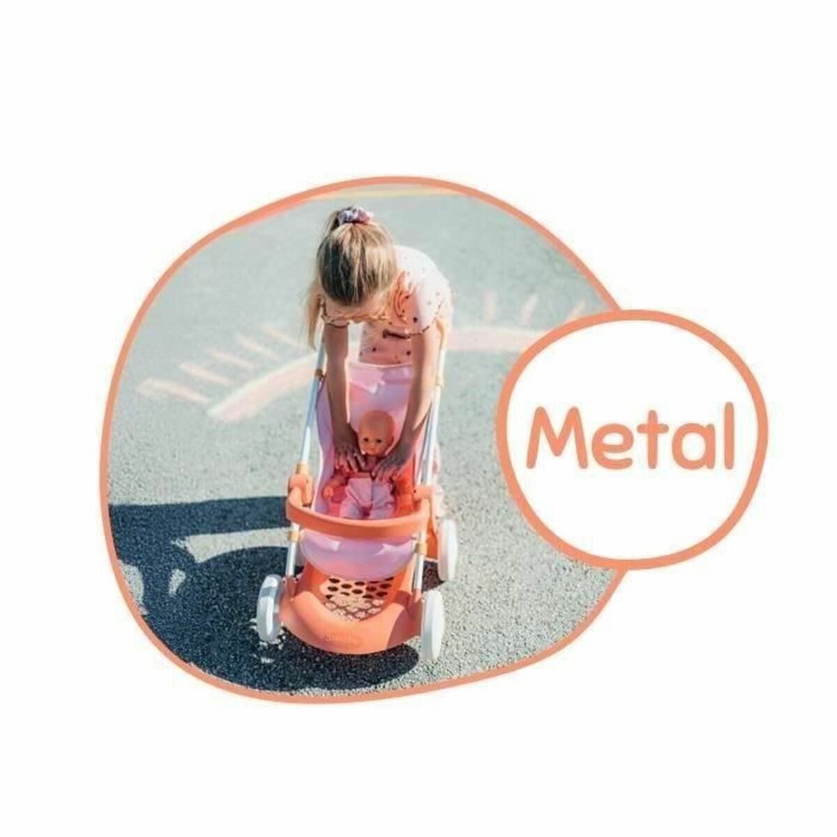 Barnstol för dockor Smoby-Leksaker och spel, Dockor och tillbehör-Smoby-peaceofhome.se