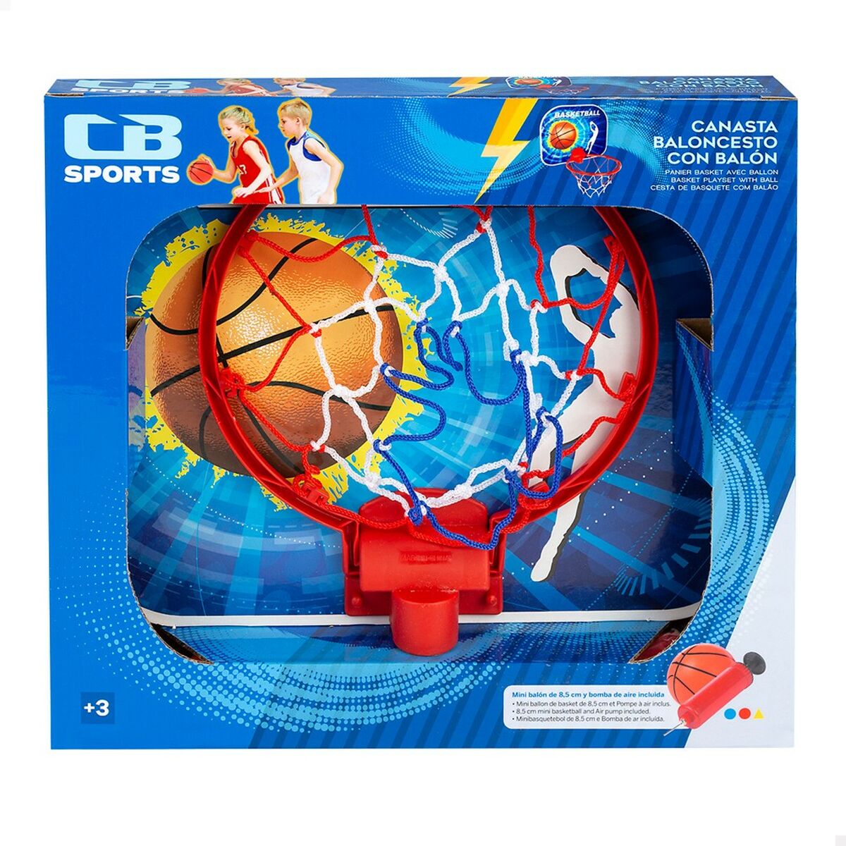 Basketkorg Colorbaby Mini 31 x 35 x 21 cm-Leksaker och spel, Sport och utomhus-Colorbaby-peaceofhome.se