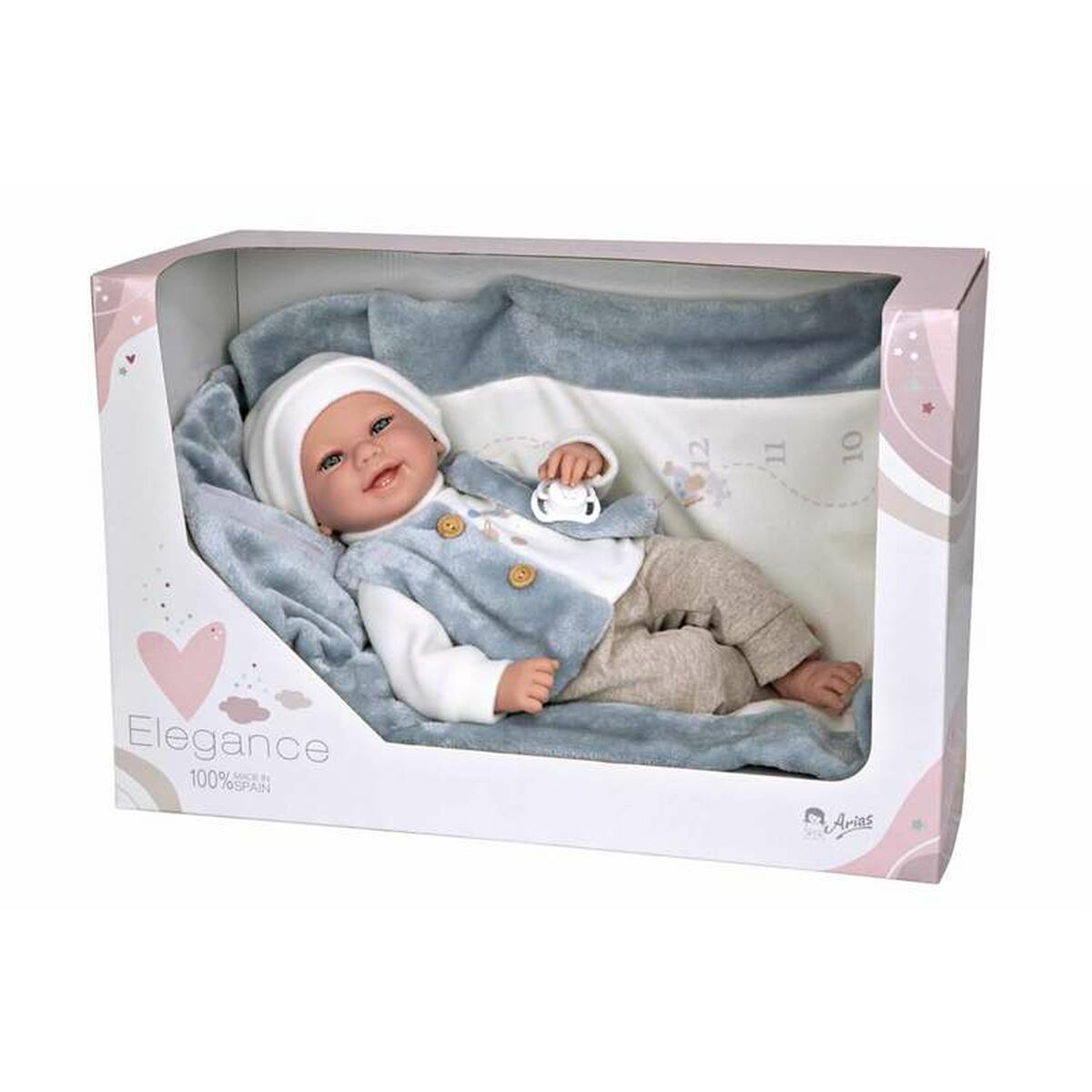 Bebisdocka Arias Elegance 40 cm-Leksaker och spel, Dockor och tillbehör-Arias-peaceofhome.se