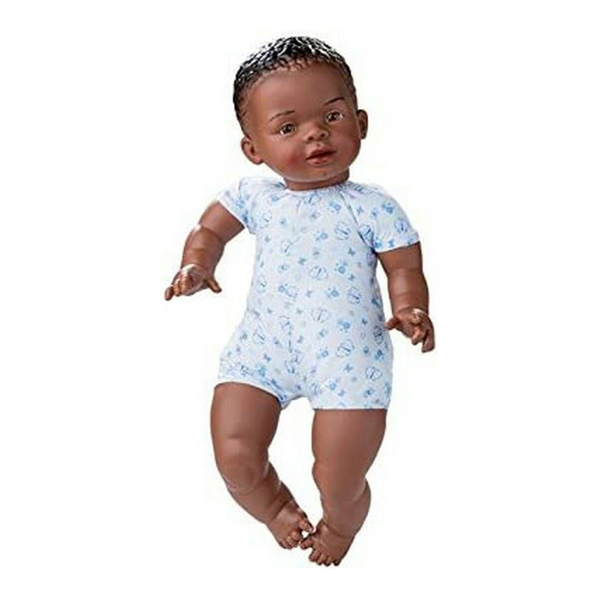 Bebisdocka Berjuan Newborn Afrikanska 45 cm (45 cm)-Leksaker och spel, Dockor och tillbehör-Berjuan-peaceofhome.se