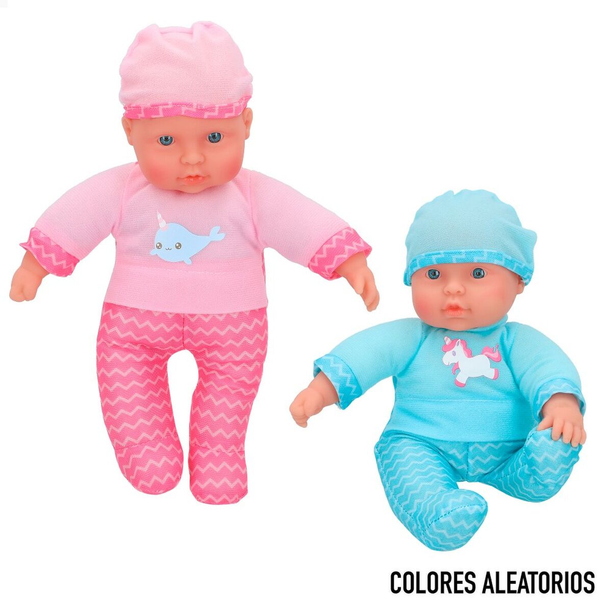 Bebisdocka Colorbaby 26 cm 22,2 x 25 x 7 cm 12 antal-Leksaker och spel, Dockor och tillbehör-Colorbaby-peaceofhome.se