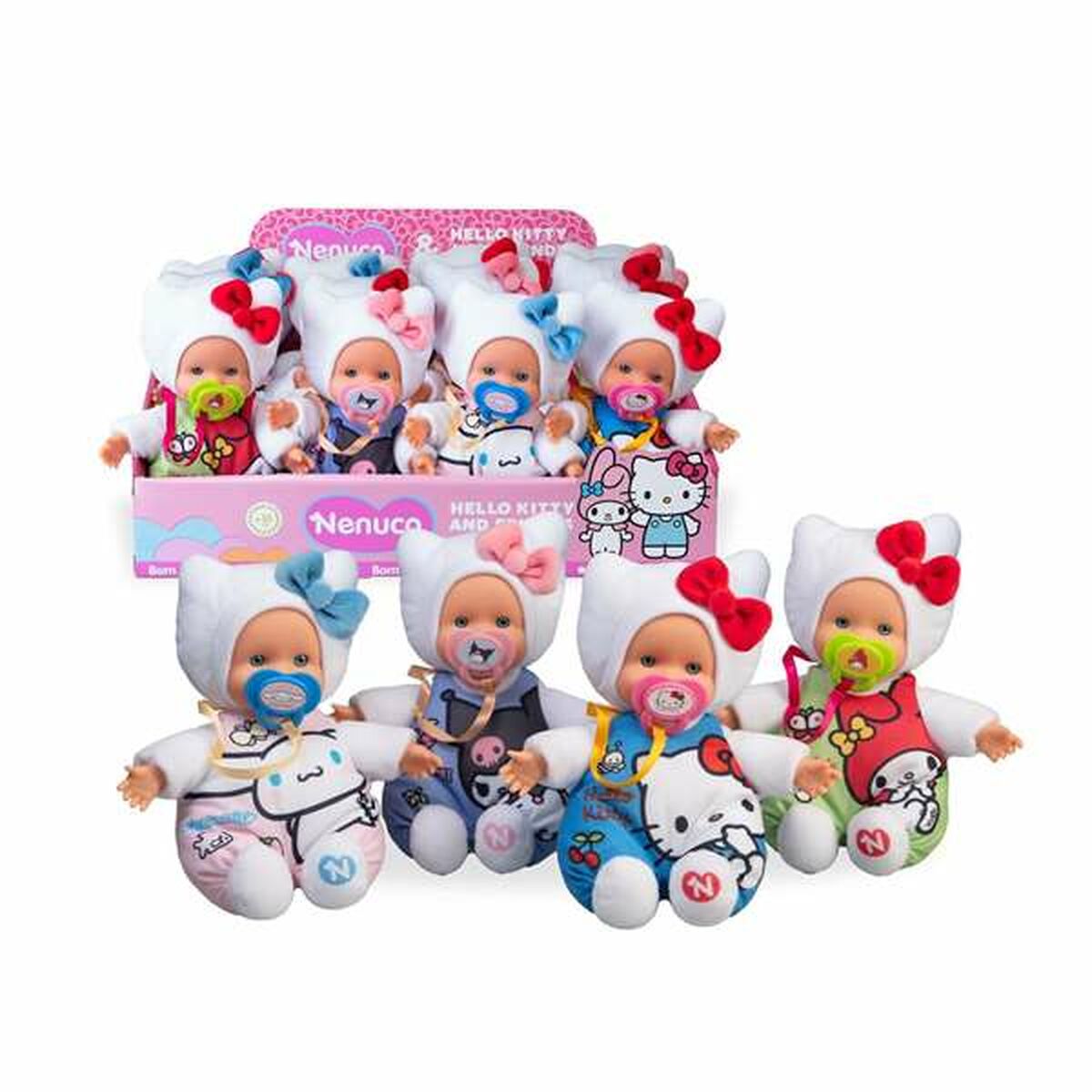 Bebisdocka Nenuco Hello Kitty 15 cm-Leksaker och spel, Dockor och tillbehör-Nenuco-peaceofhome.se