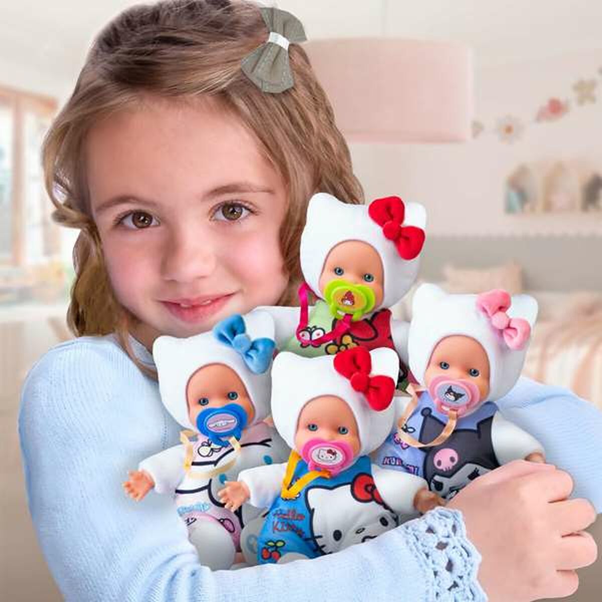 Bebisdocka Nenuco Hello Kitty 15 cm-Leksaker och spel, Dockor och tillbehör-Nenuco-peaceofhome.se