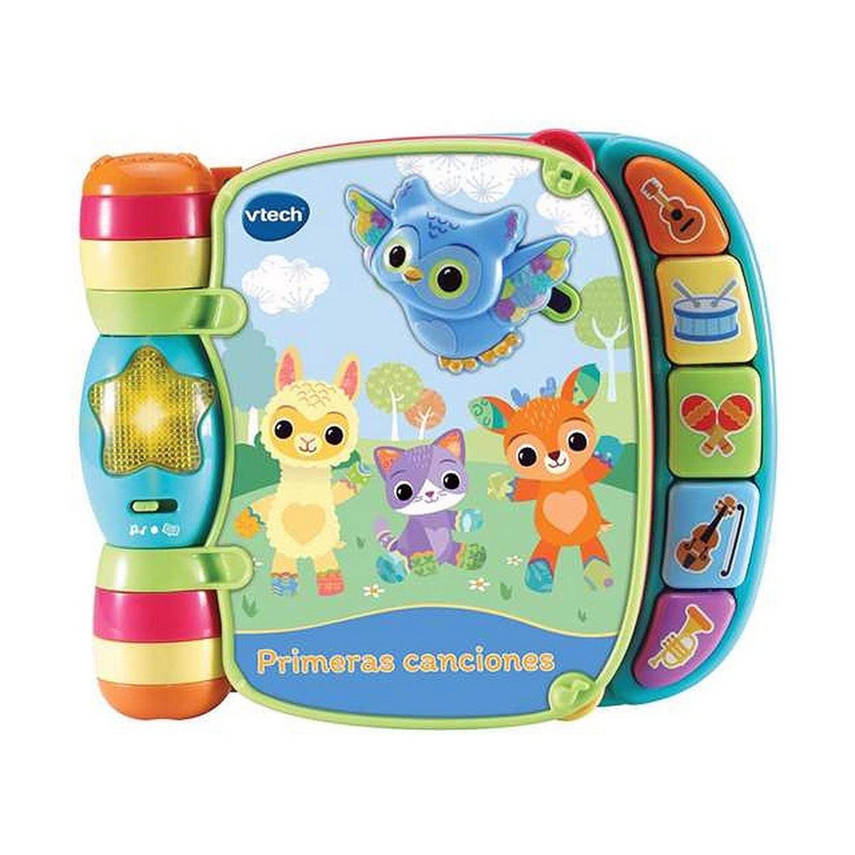 Bebisleksak Vtech Libro musical primeras canciones. 19 x 22 x 4 cm-Bebis, Leksaker för småbarn-Vtech-peaceofhome.se