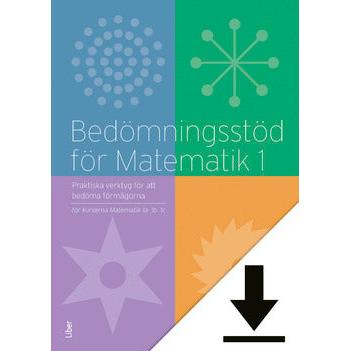 Bedömningsstöd för Matematik 1 (nedladdningsbar)-Digitala böcker-Liber-peaceofhome.se