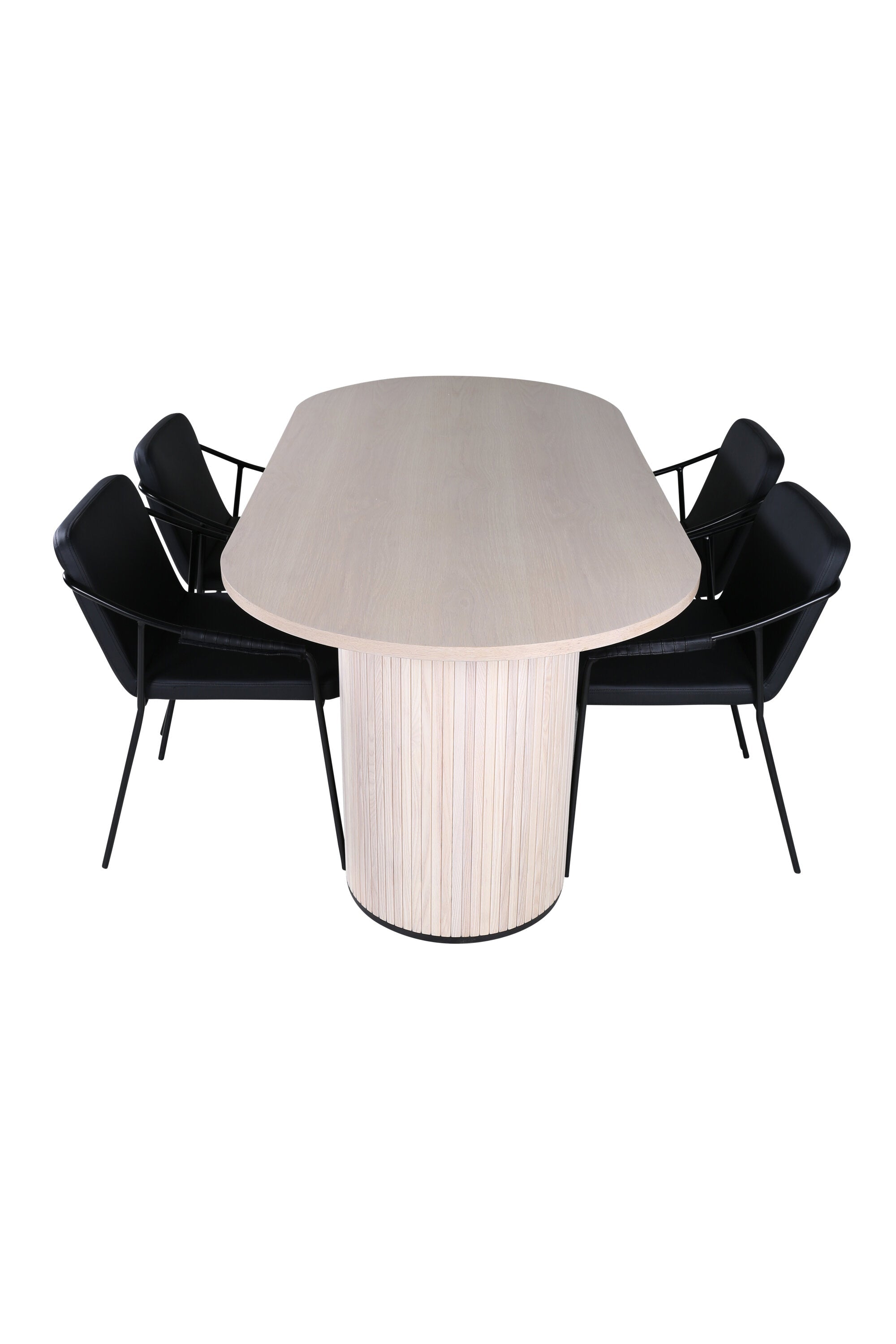 Bianca Oval Matgrupp-GR Dining Set-Venture Home-peaceofhome.se