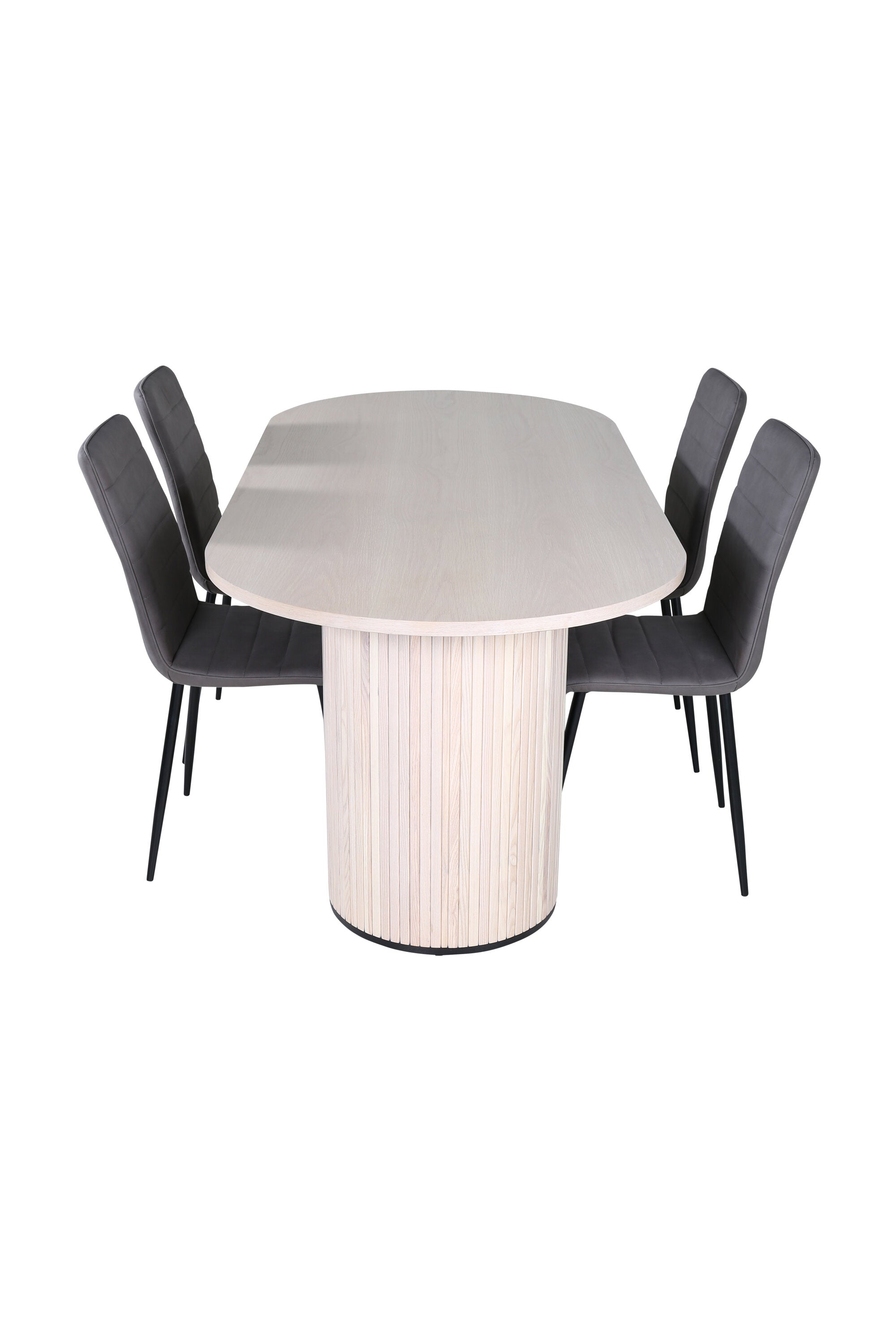 Bianca Oval Matgrupp-GR Dining Set-Venture Home-peaceofhome.se