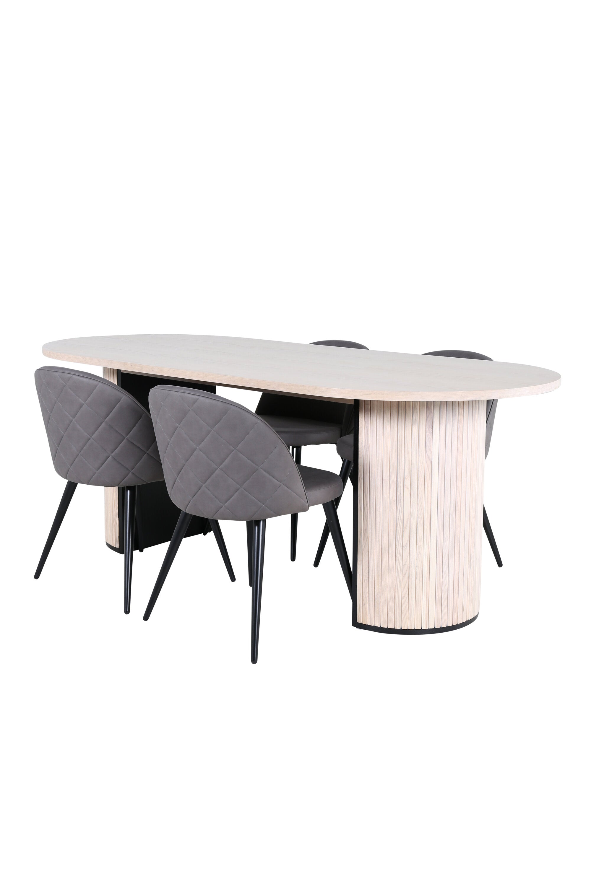 Bianca Oval Matgrupp-GR Dining Set-Venture Home-peaceofhome.se