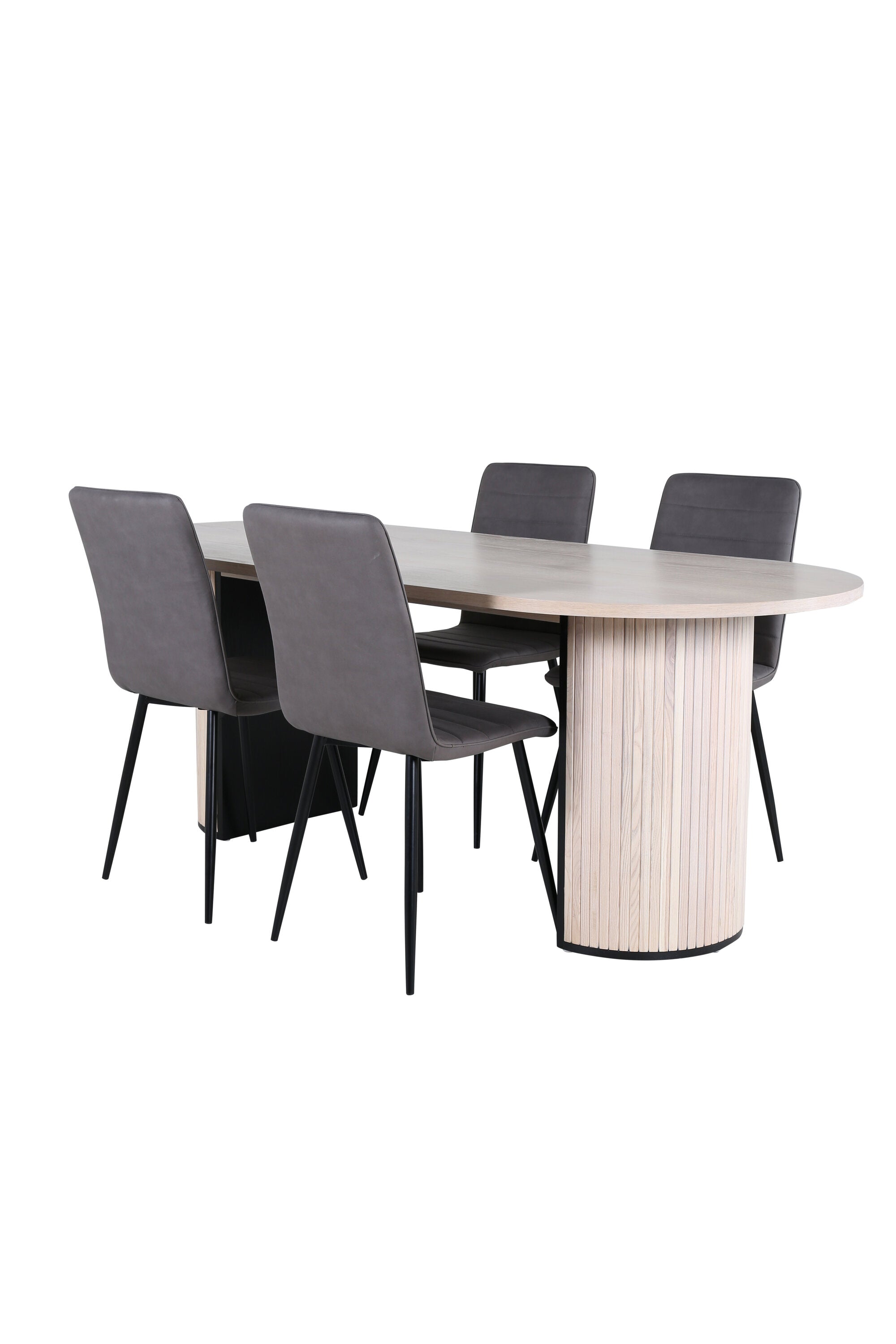 Bianca Oval Matgrupp-GR Dining Set-Venture Home-peaceofhome.se