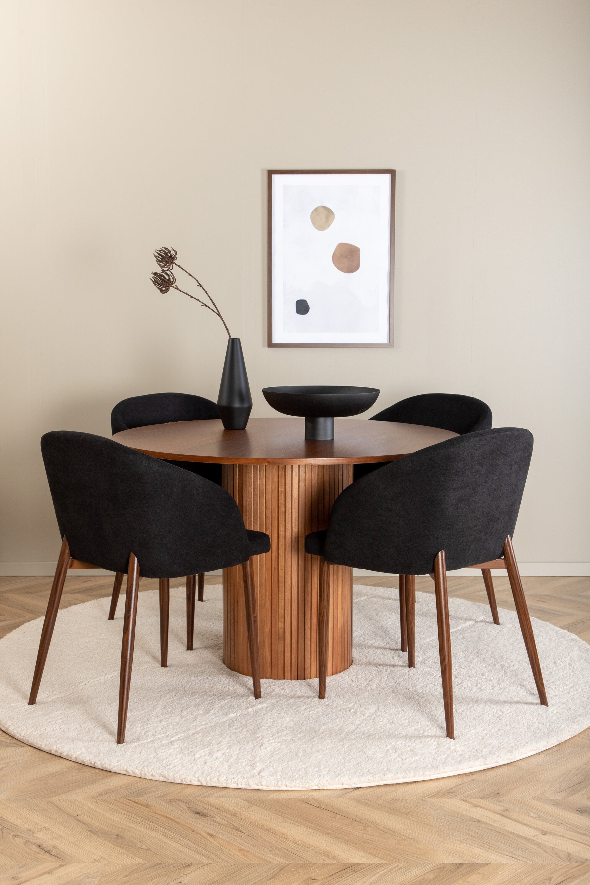 Bianca Rund Matgrupp-GR Dining Set-Venture Home-peaceofhome.se