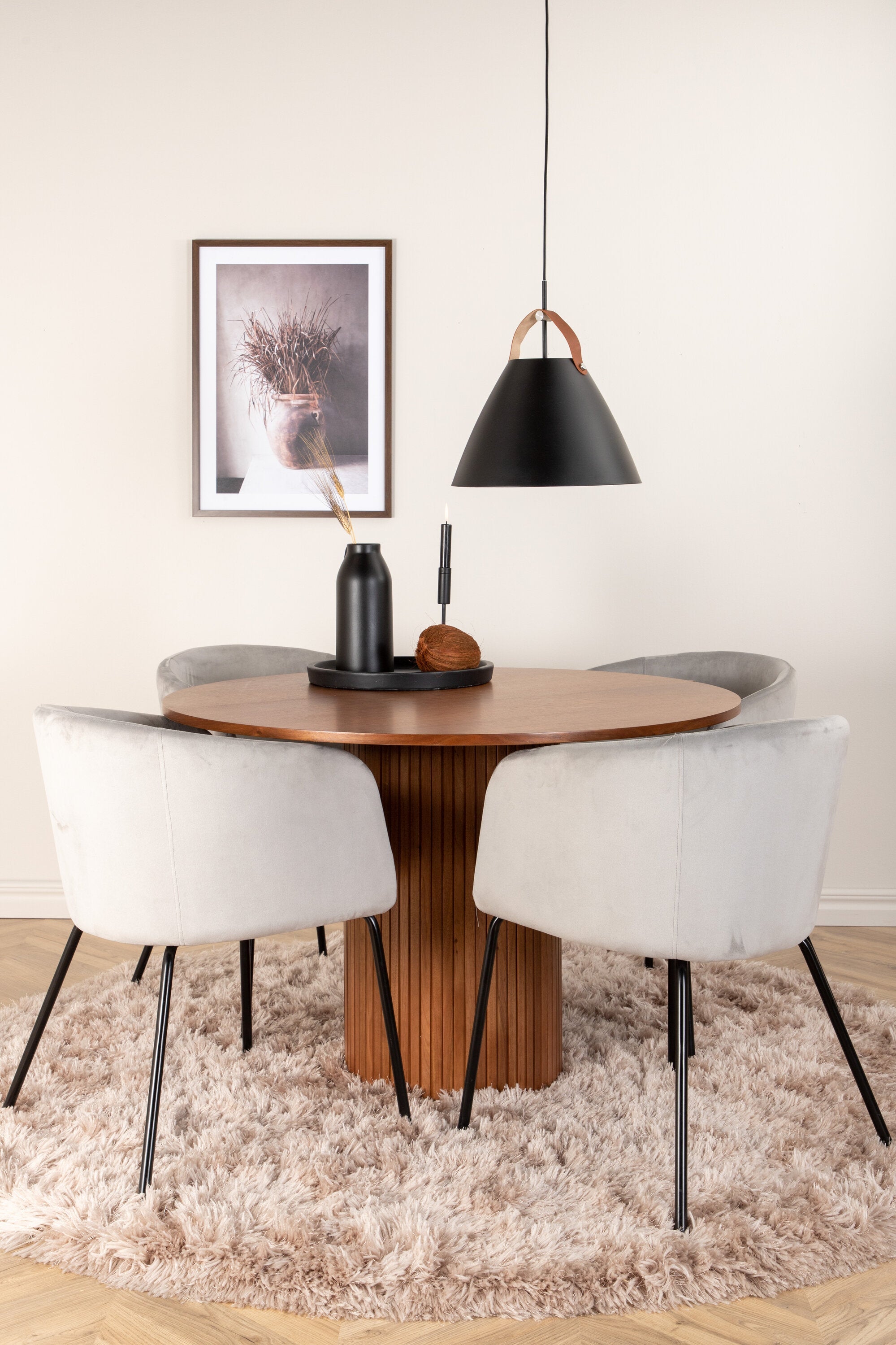 Bianca Rund Matgrupp-GR Dining Set-Venture Home-peaceofhome.se