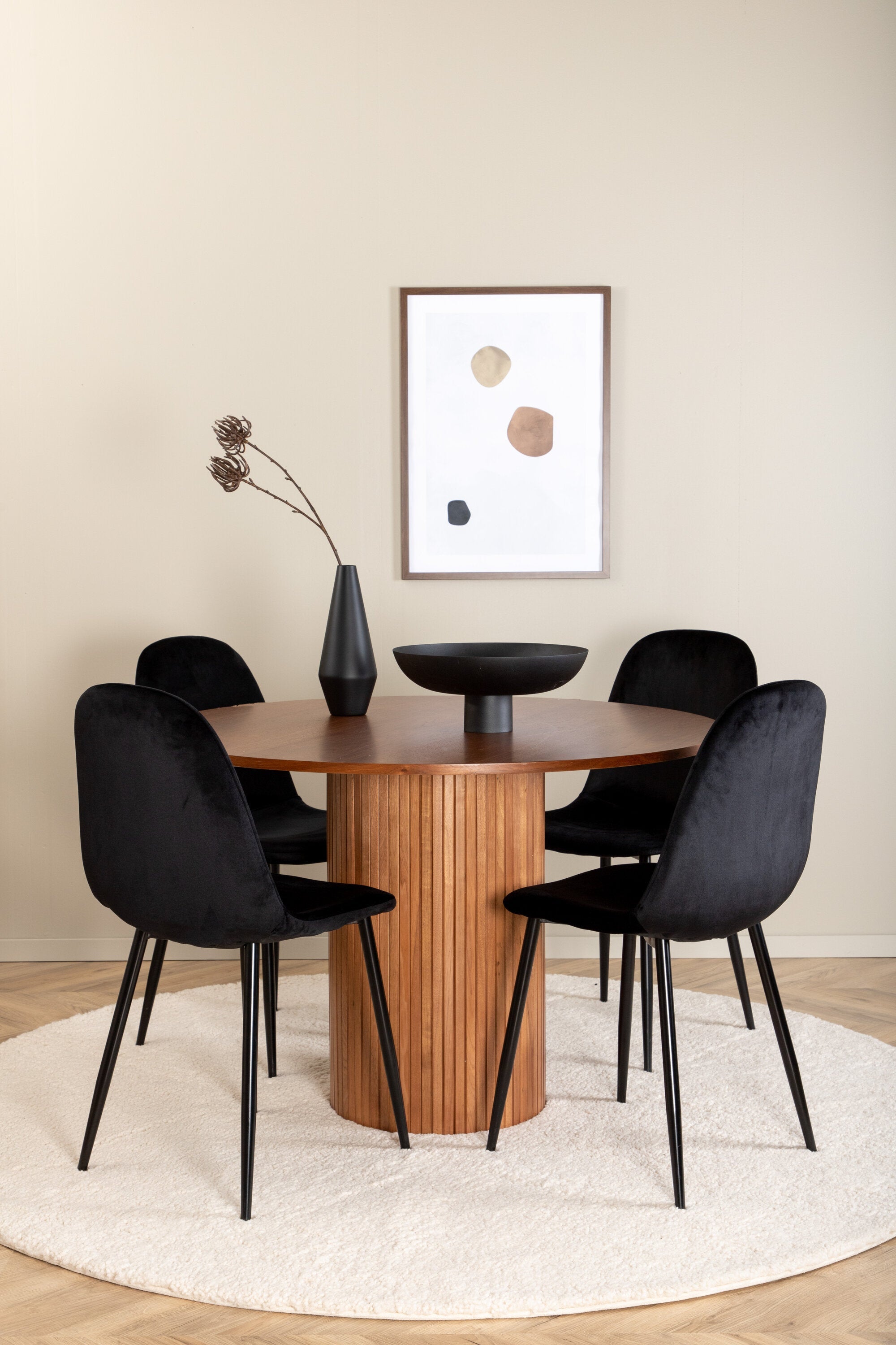 Bianca Rund Matgrupp-GR Dining Set-Venture Home-peaceofhome.se