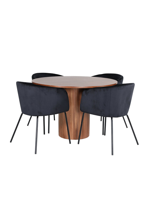 Bianca Rund Matgrupp-GR Dining Set-Venture Home-peaceofhome.se