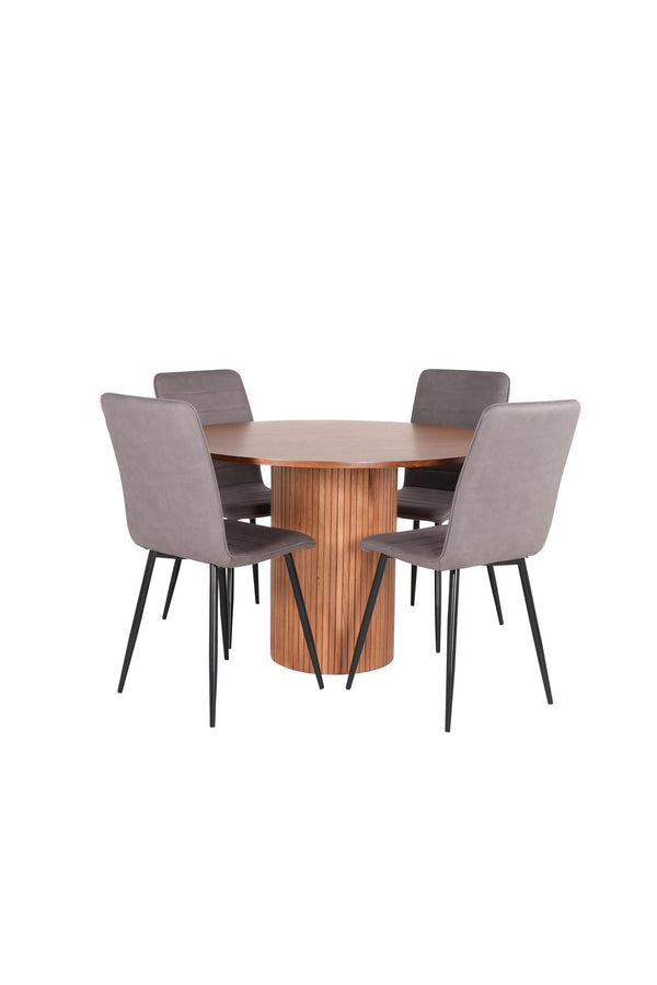 Bianca Rund Matgrupp-GR Dining Set-Venture Home-peaceofhome.se