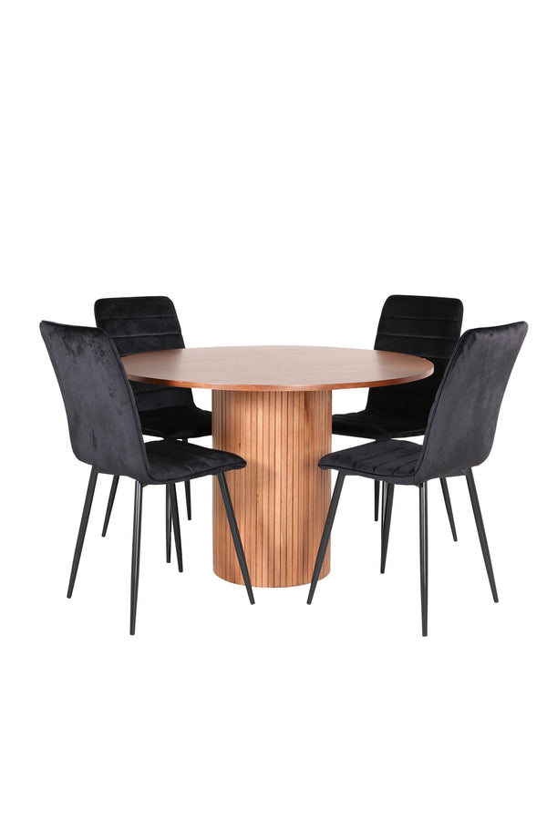 Bianca Rund Matgrupp-GR Dining Set-Venture Home-peaceofhome.se