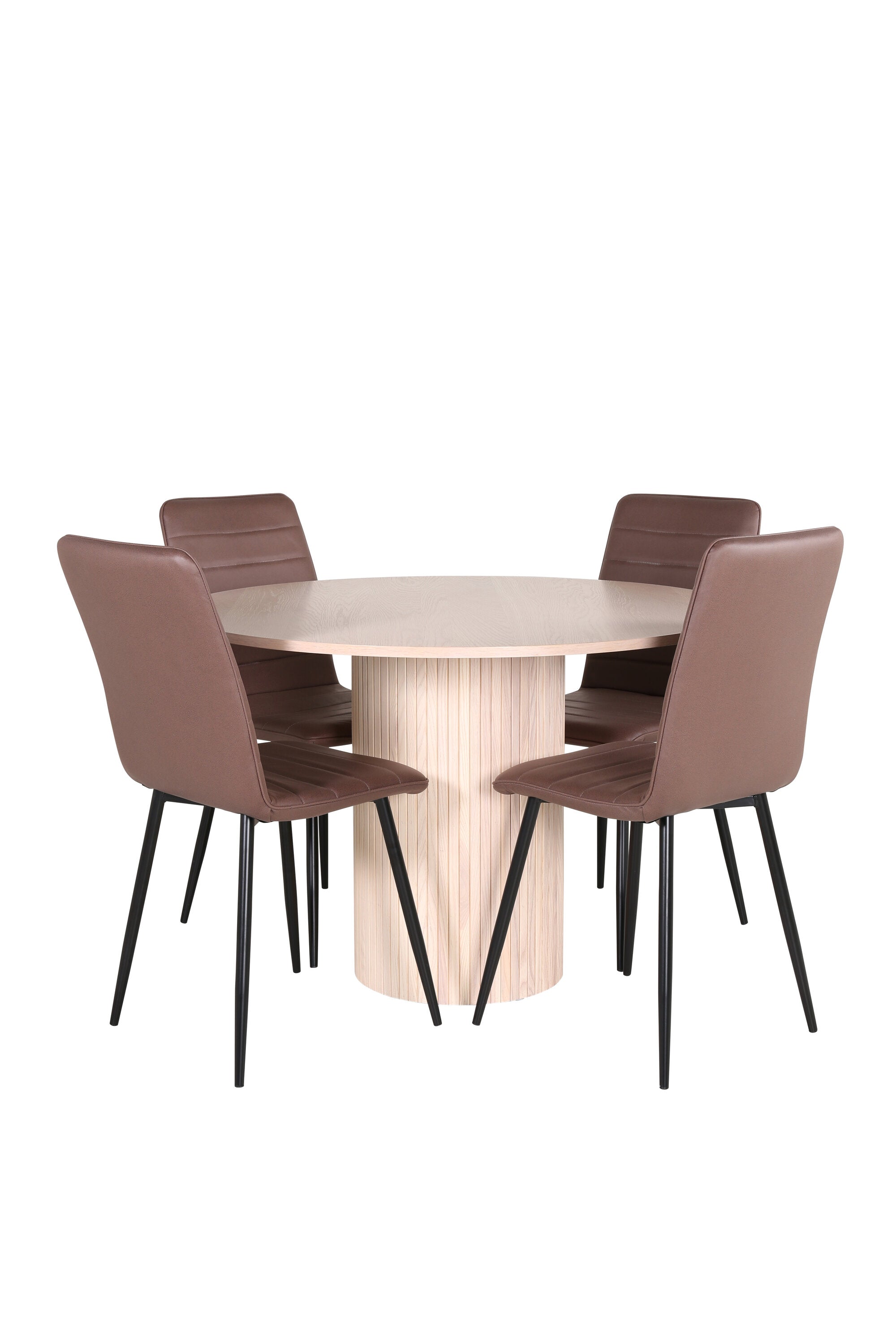 Bianca Rund Matgrupp-GR Dining Set-Venture Home-peaceofhome.se