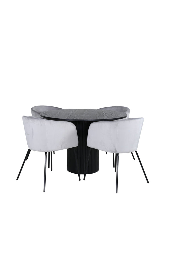 Bianca Rund Matgrupp-GR Dining Set-Venture Home-peaceofhome.se