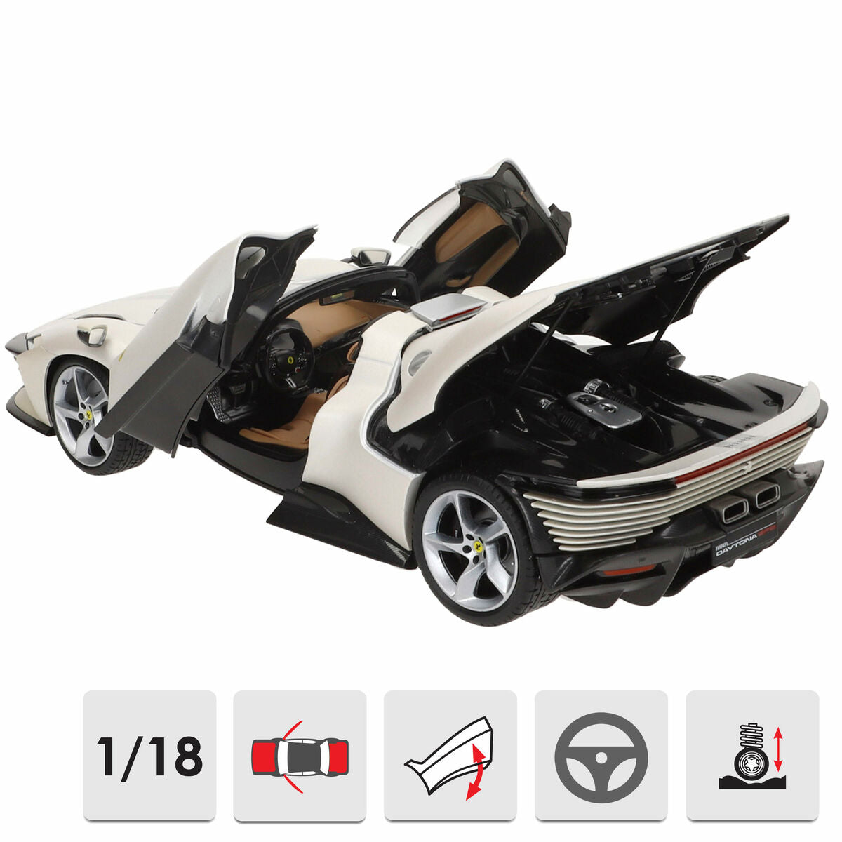 Bil Bburago Ferrari Daytona SP 1:18-Leksaker och spel, Fordon-Bburago-peaceofhome.se