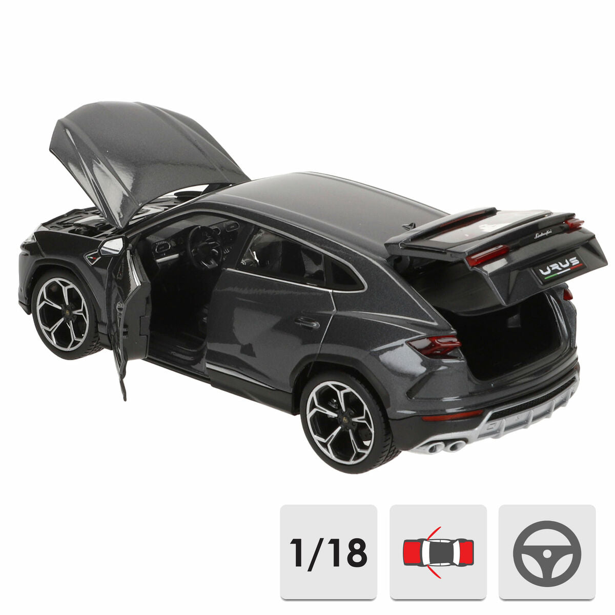 Bil Bburago GT-Lamborghini Urus 1:18-Leksaker och spel, Fordon-Bburago-peaceofhome.se