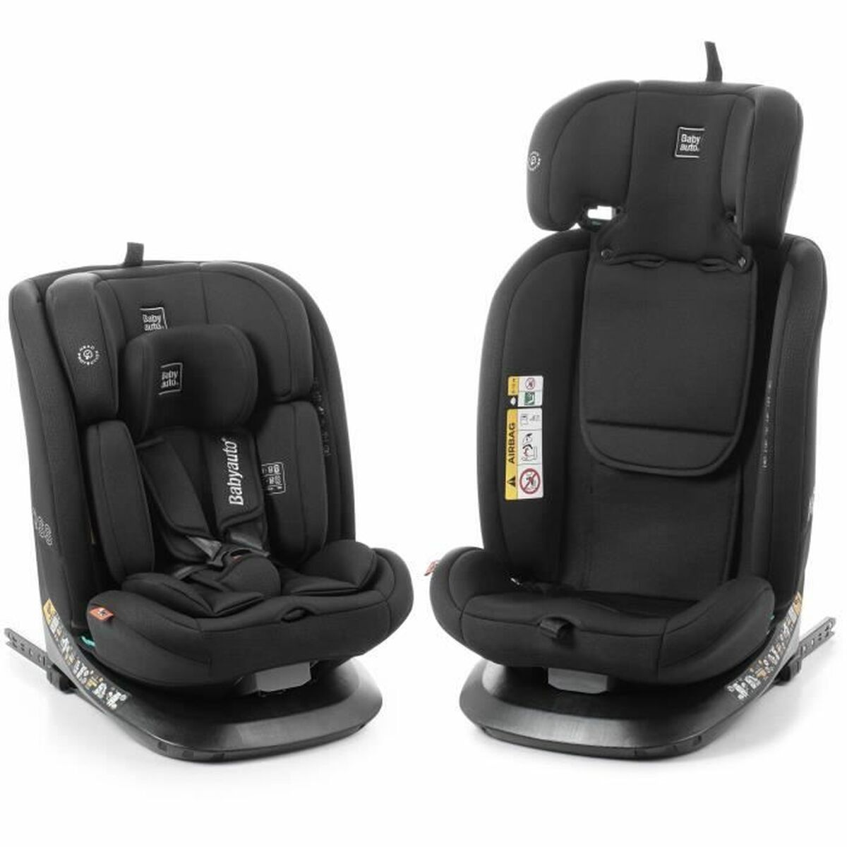 Bilstol Babyauto ACROSS Svart 0 (de 0 a 10 kilos) I (9 - 18 kg) II (15-25 kg) III (22 - 36 kg) Barn ECE R129/04-Bebis, Bilsäten och tillbehör-Babyauto-peaceofhome.se