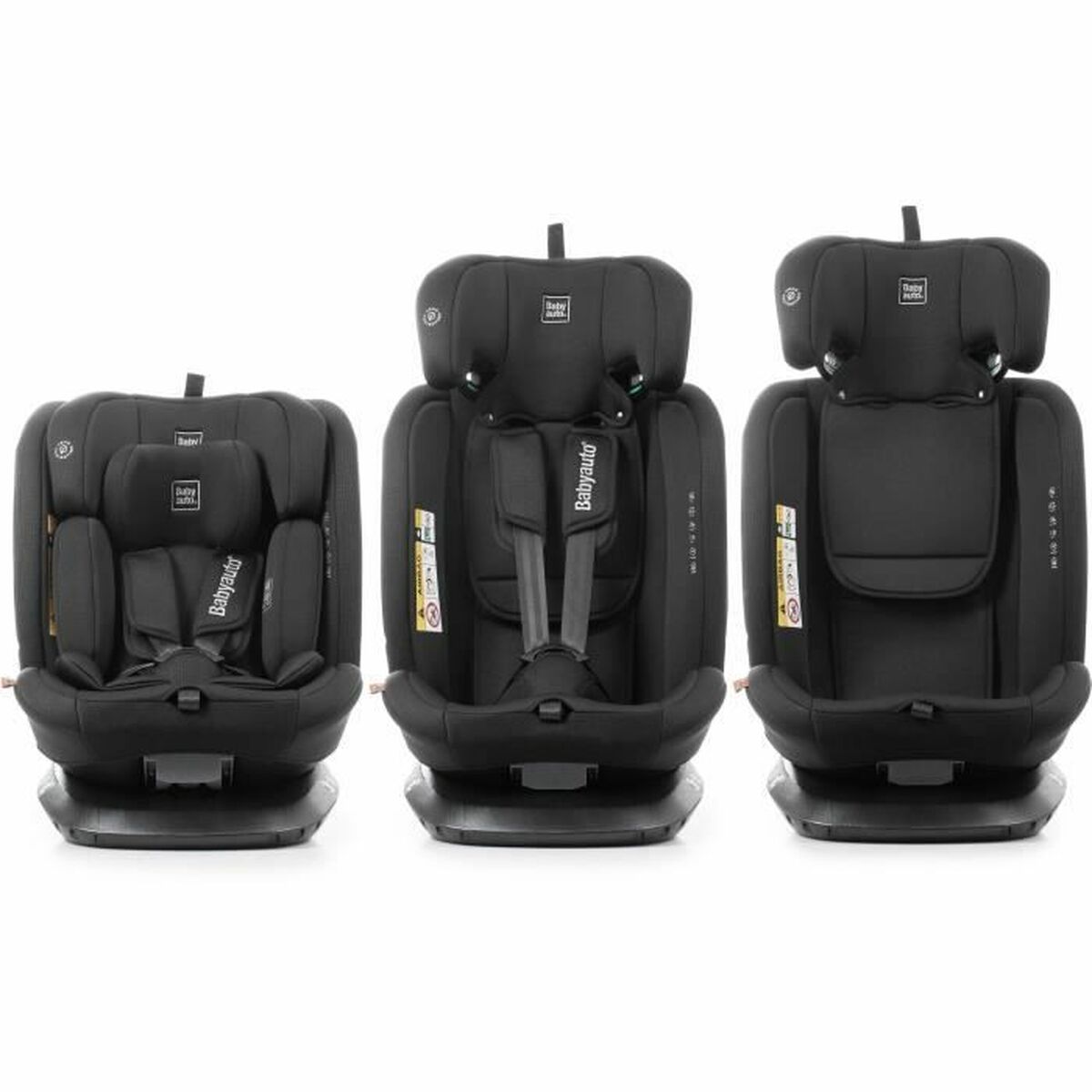 Bilstol Babyauto ACROSS Svart 0 (de 0 a 10 kilos) I (9 - 18 kg) II (15-25 kg) III (22 - 36 kg) Barn ECE R129/04-Bebis, Bilsäten och tillbehör-Babyauto-peaceofhome.se