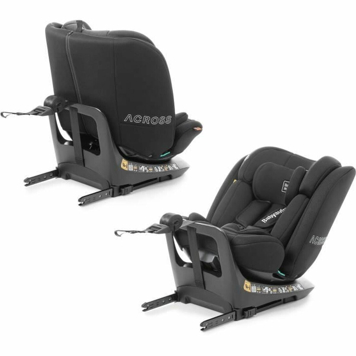 Bilstol Babyauto ACROSS Svart 0 (de 0 a 10 kilos) I (9 - 18 kg) II (15-25 kg) III (22 - 36 kg) Barn ECE R129/04-Bebis, Bilsäten och tillbehör-Babyauto-peaceofhome.se