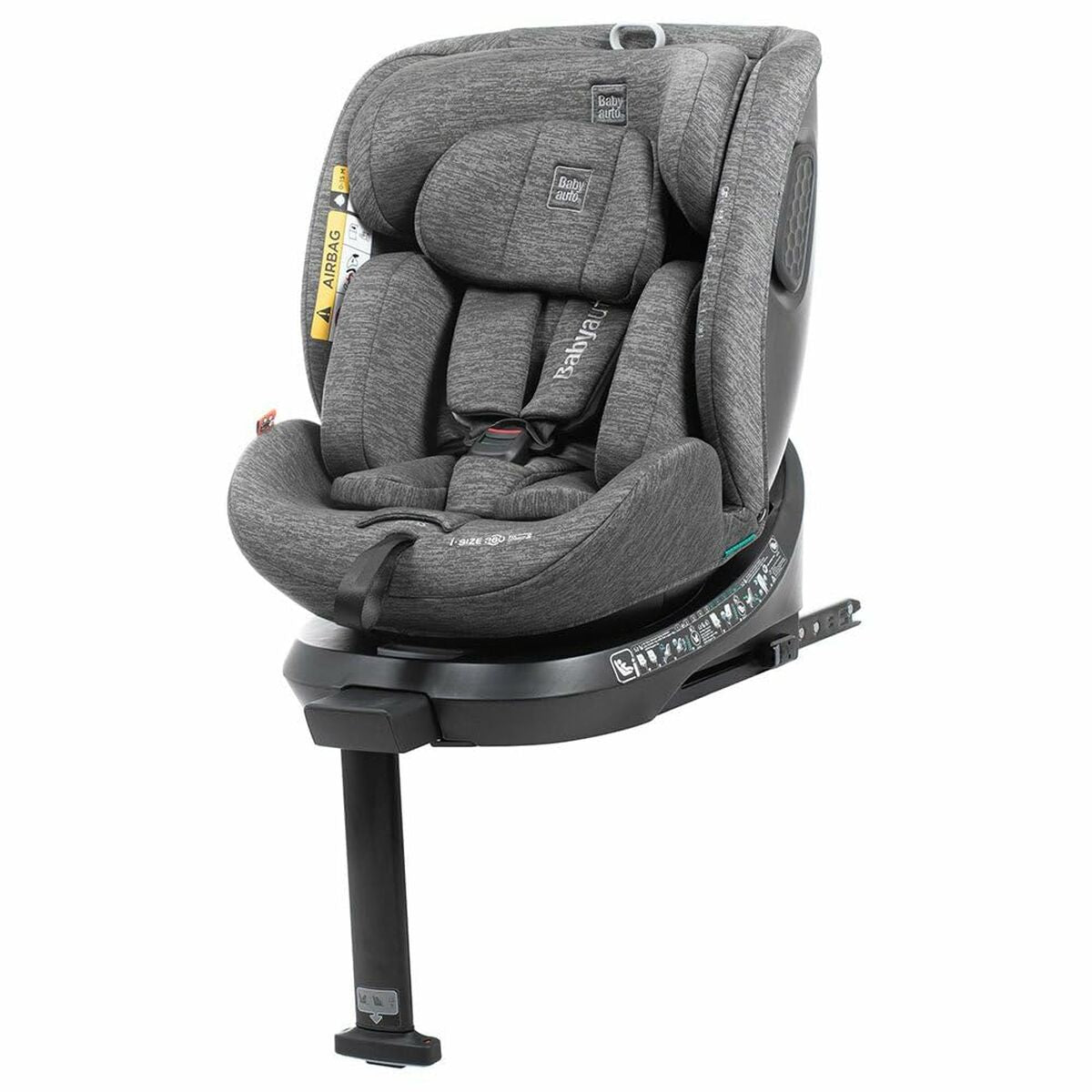 Bilstol Babyauto CORE Grå 0 (de 0 a 10 kilos) I (9 - 18 kg) II (15-25 kg) III (22 - 36 kg) Barn ECE R129/04-Bebis, Bilsäten och tillbehör-Babyauto-peaceofhome.se