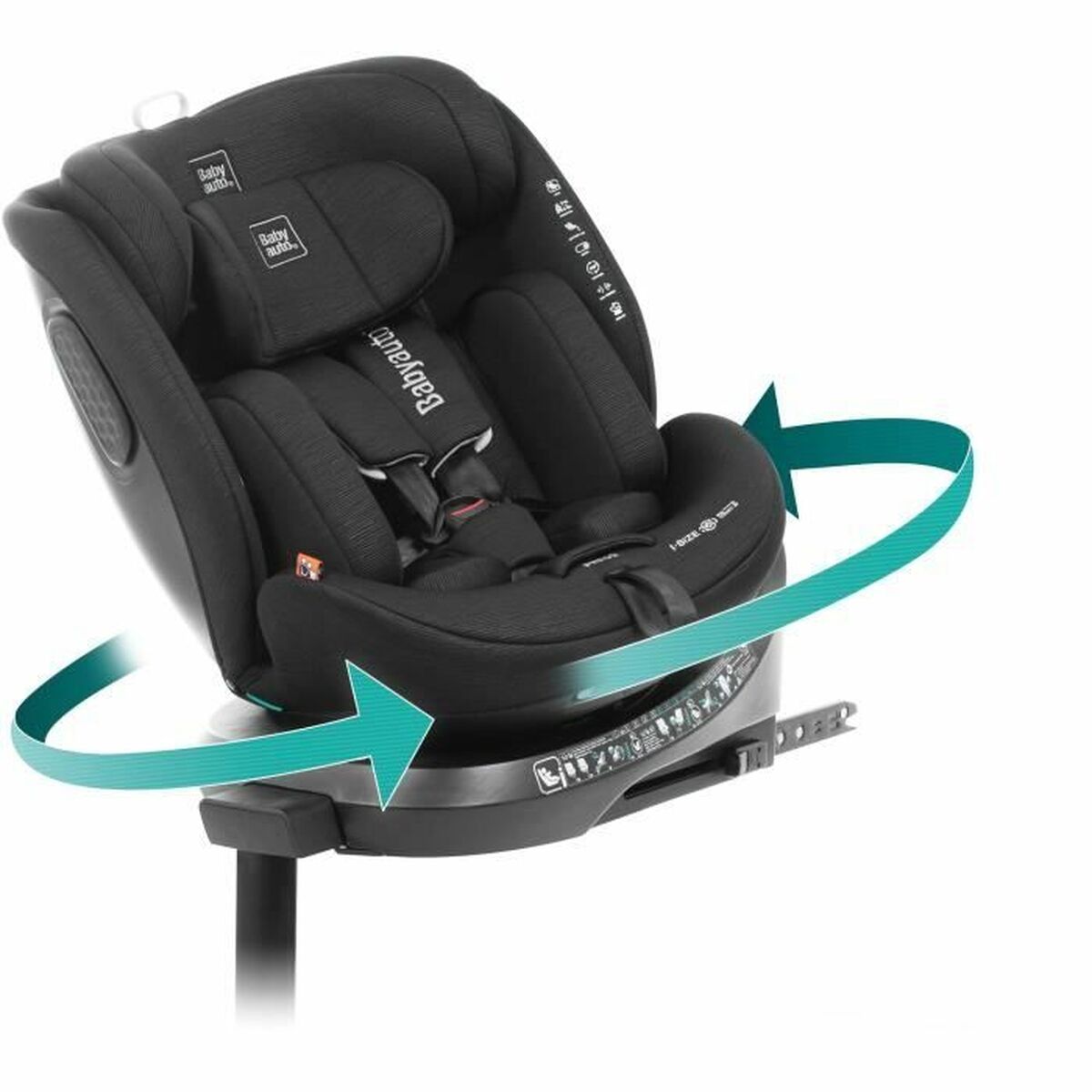 Bilstol Babyauto CORE Svart 0 (de 0 a 10 kilos) I (9 - 18 kg) II (15-25 kg) III (22 - 36 kg) Barn ECE R129/04-Bebis, Bilsäten och tillbehör-Babyauto-peaceofhome.se