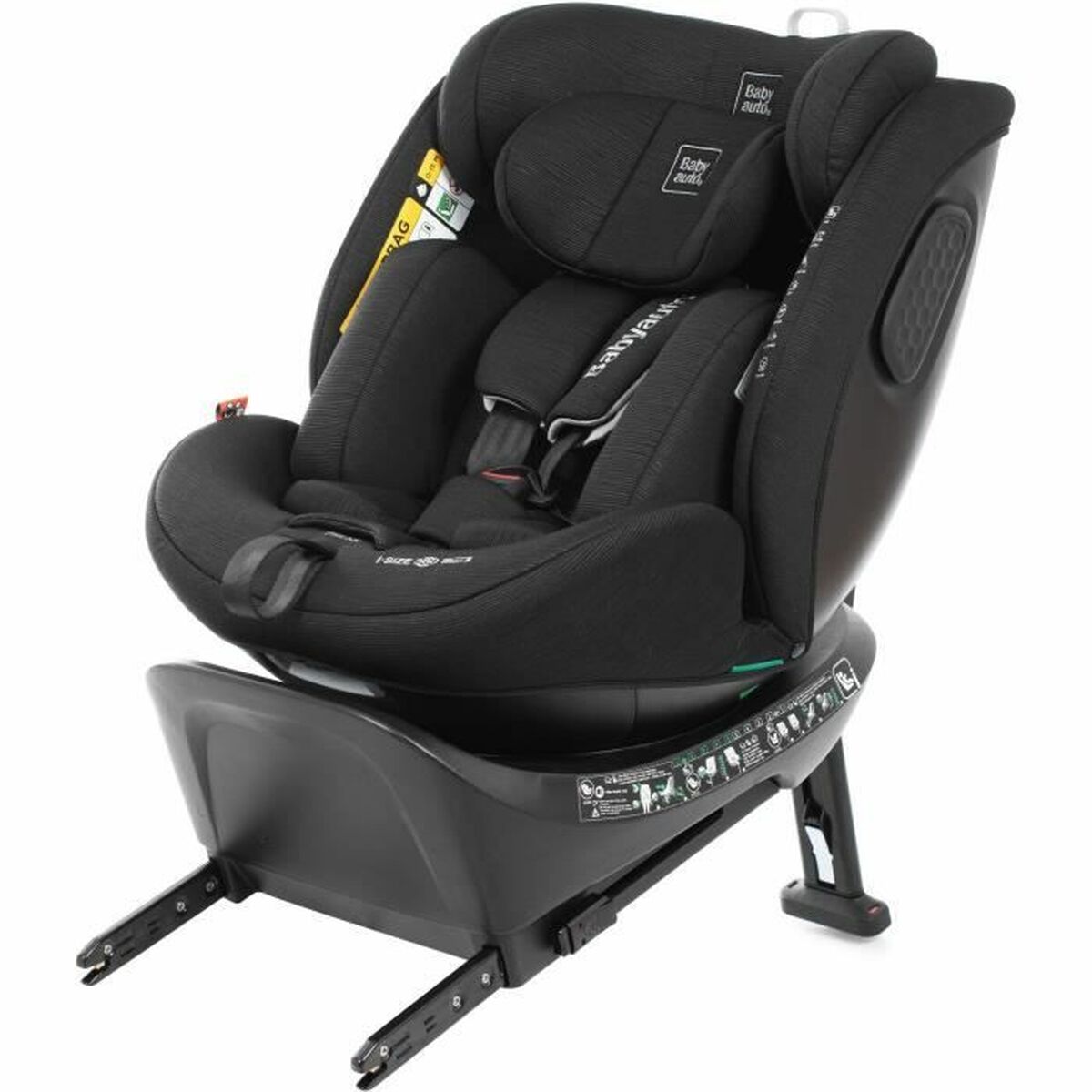 Bilstol Babyauto CORE Svart 0 (de 0 a 10 kilos) I (9 - 18 kg) II (15-25 kg) III (22 - 36 kg) Barn ECE R129/04-Bebis, Bilsäten och tillbehör-Babyauto-peaceofhome.se